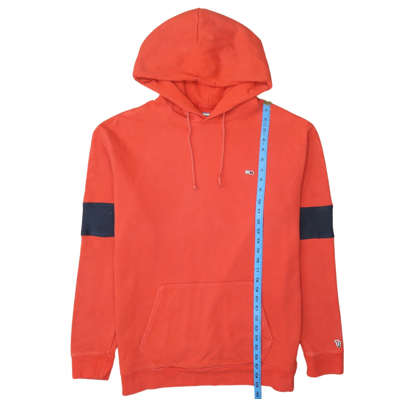 Mens UK Size XL Tommy Jeans Red Pullover Hoodie