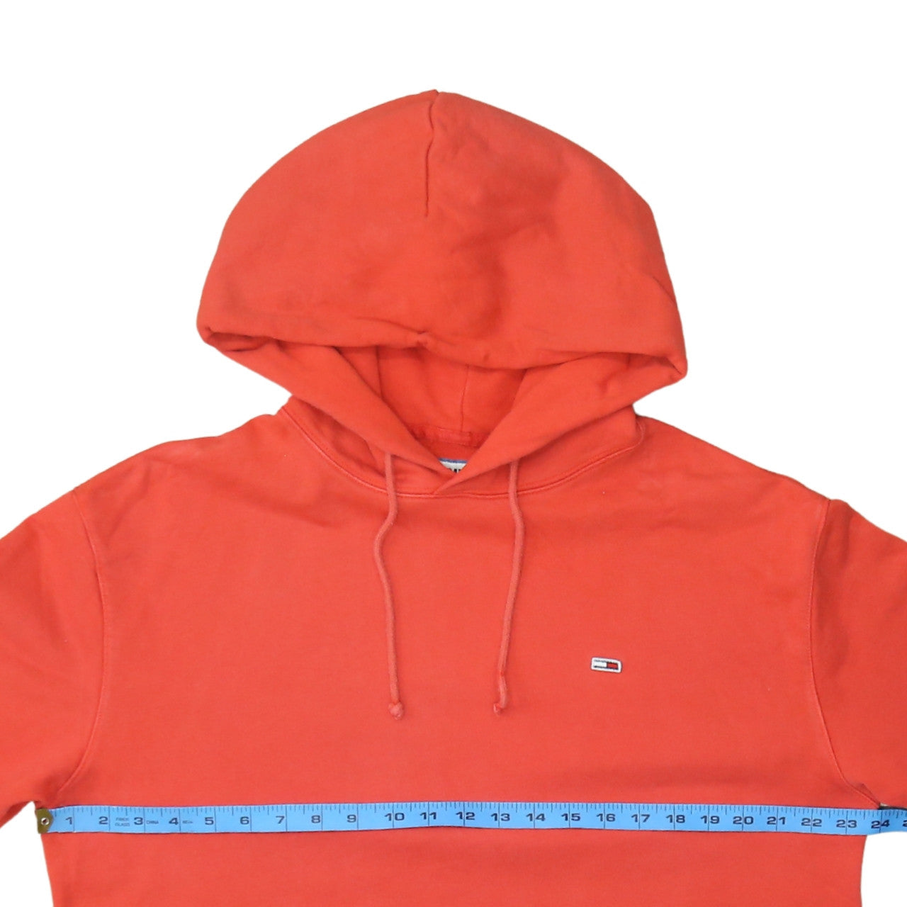 Mens UK Size XL Tommy Jeans Red Pullover Hoodie