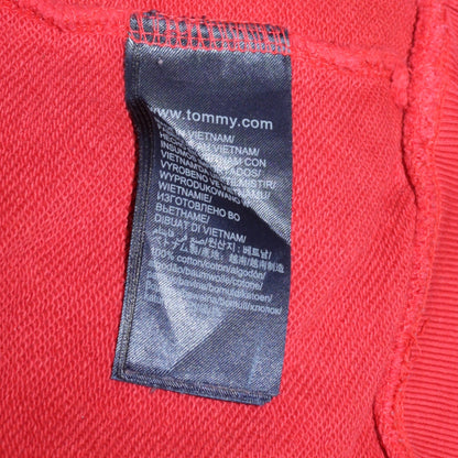 Mens UK Size XL Tommy Jeans Red Pullover Hoodie