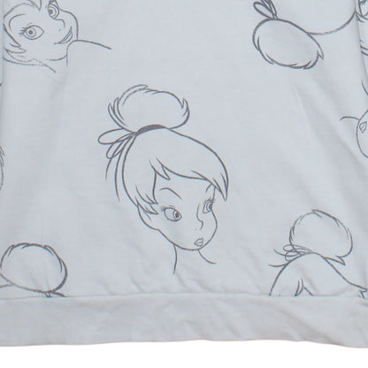 Disney Classics at George Women’s White Tinker Bell Sweatshirt Size M 12-14