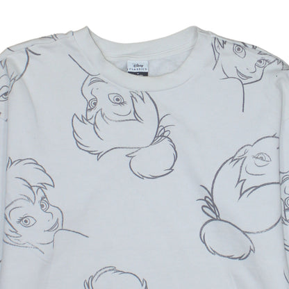 Disney Classics at George Women’s White Tinker Bell Sweatshirt Size M 12-14