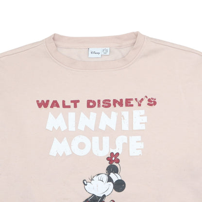 Womens UK Size M Disney Beige Pullover Sweatshirt