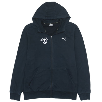 Mens UK Size XL PUMA Blue Full Zip Hoodie