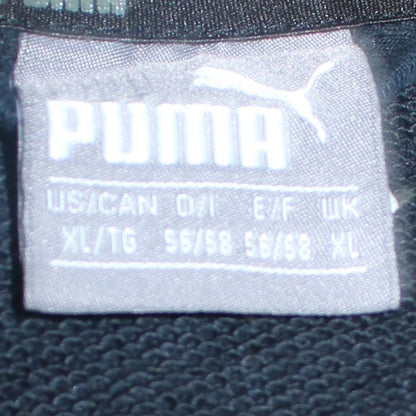 Mens UK Size XL PUMA Blue Full Zip Hoodie