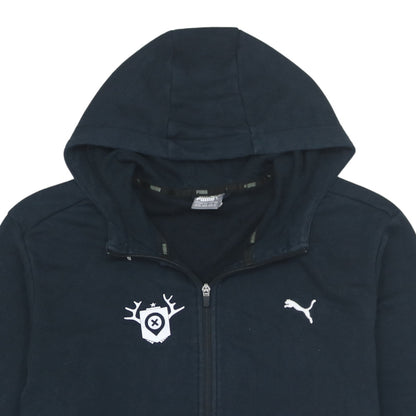 Mens UK Size XL PUMA Blue Full Zip Hoodie