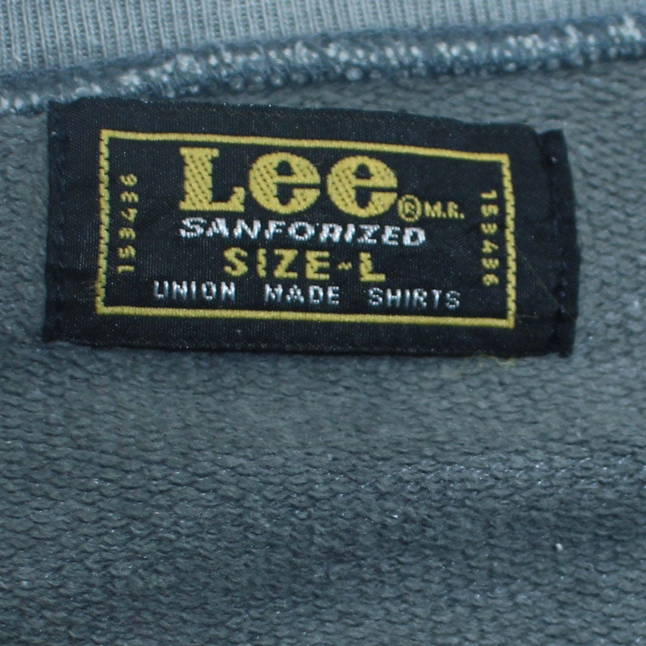 Mens UK Size L Lee Grey Pullover Sweatshirt