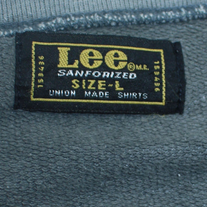 Mens UK Size L Lee Grey Pullover Sweatshirt