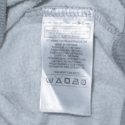 Womens UK Size 12 adidas Grey Full Zip Hoodie