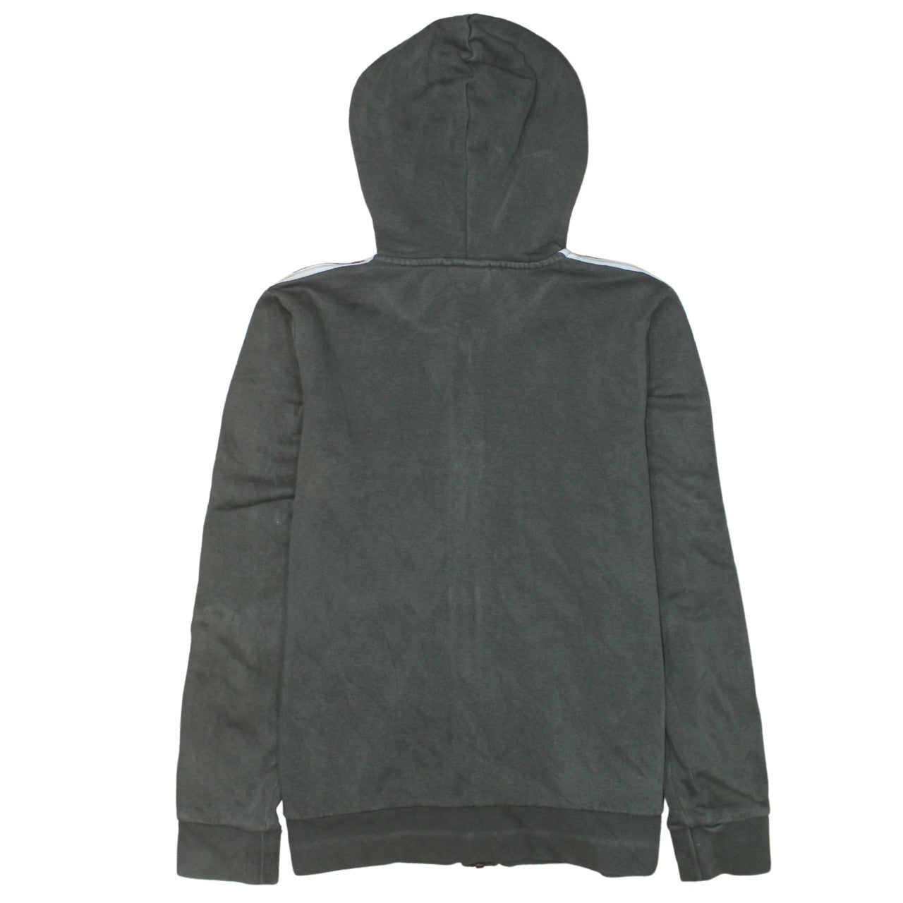 Womens UK Size M adidas Black Full Zip Hoodie