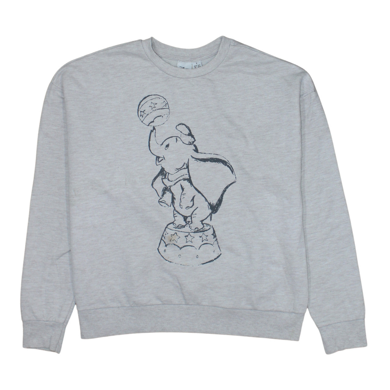 Womens UK Size S Disney Grey Pullover Sweatshirt