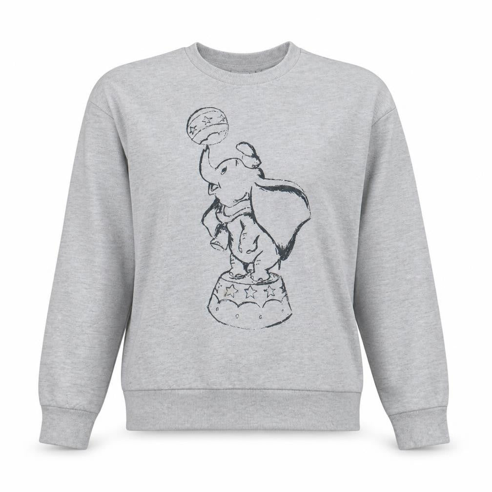 Womens UK Size S Disney Grey Pullover Sweatshirt