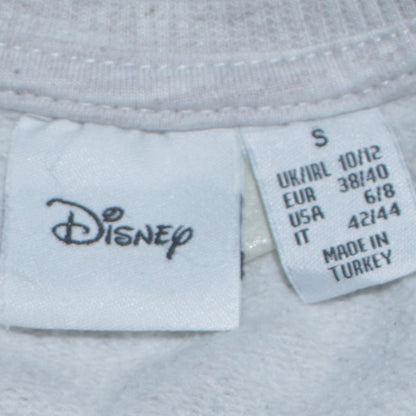 Womens UK Size S Disney Grey Pullover Sweatshirt