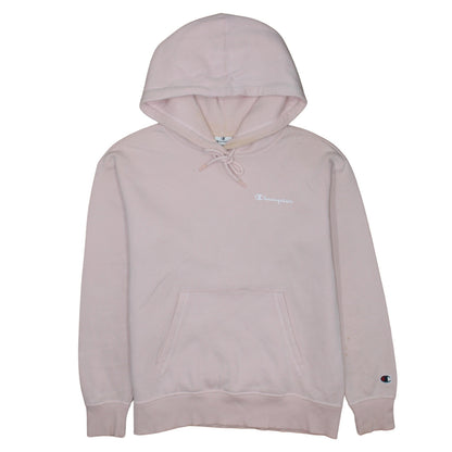 Womens UK Size S Champion Pink Pullover Hoodie