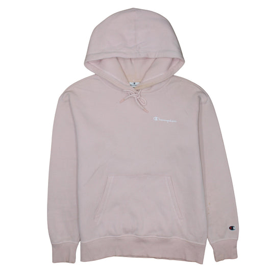 Womens UK Size S Champion Pink Pullover Hoodie