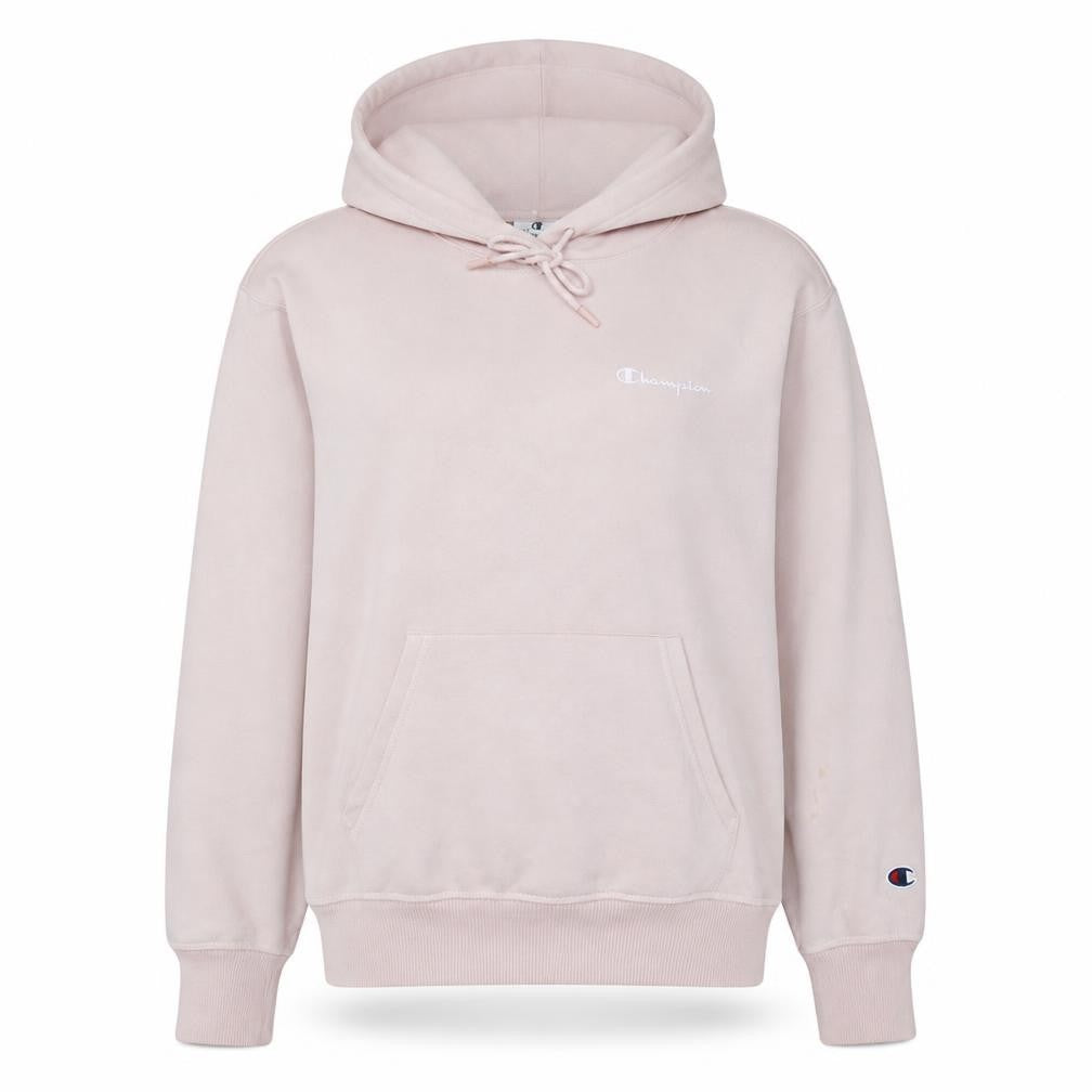 Womens UK Size S Champion Pink Pullover Hoodie