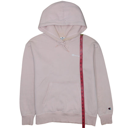 Womens UK Size S Champion Pink Pullover Hoodie