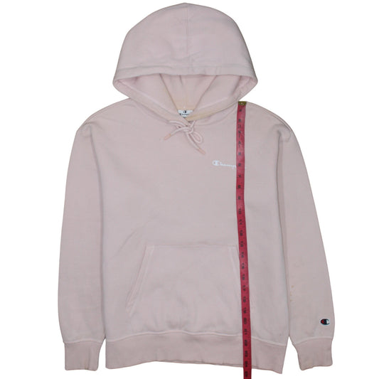 Womens UK Size S Champion Pink Pullover Hoodie