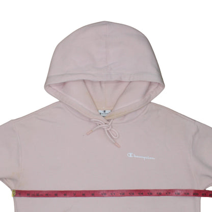 Womens UK Size S Champion Pink Pullover Hoodie