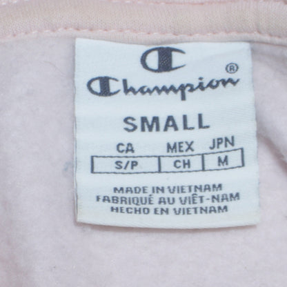 Womens UK Size S Champion Pink Pullover Hoodie