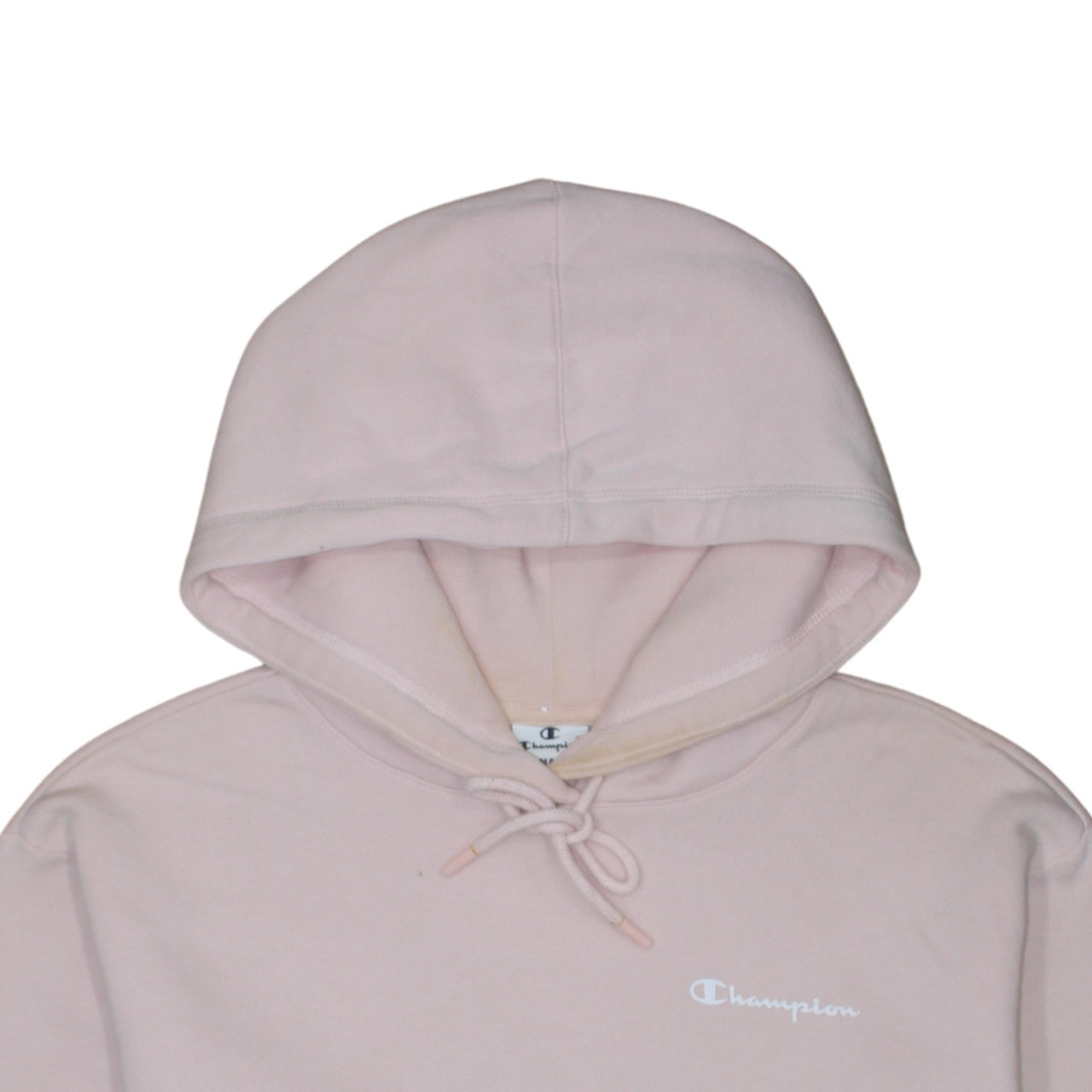 Womens UK Size S Champion Pink Pullover Hoodie