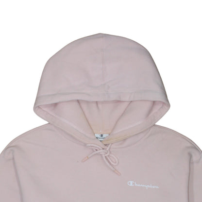 Womens UK Size S Champion Pink Pullover Hoodie