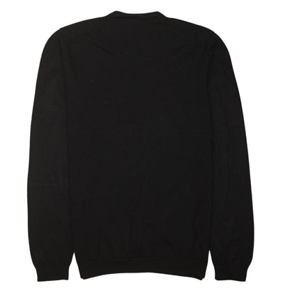 Mens UK Size L HUGO BOSS Black Pullover Jumper