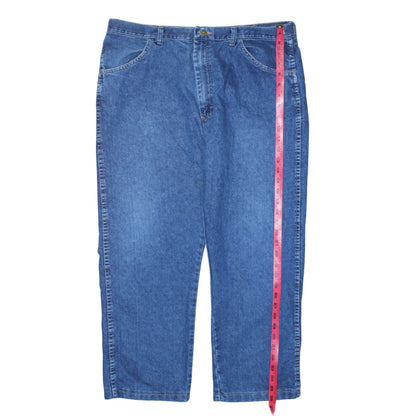 Wrangler Men's Blue Regular Fit Straight Denim Jeans 38W 30L