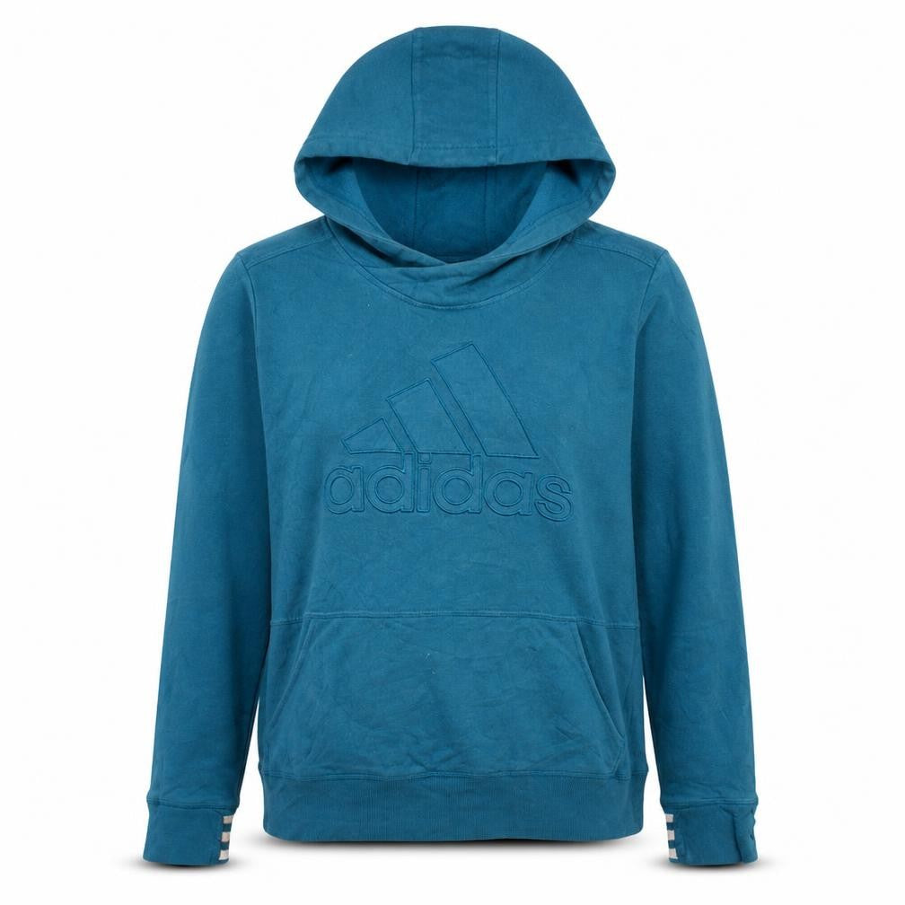 Womens UK Size S adidas Blue Pullover Hoodie