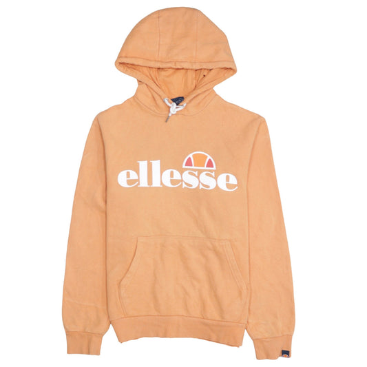 Womens UK Size 10 ellesse Orange Pullover Hoodie