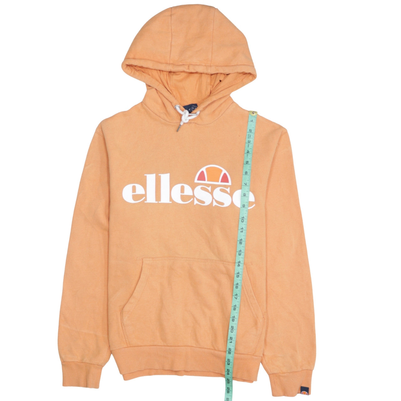 Womens UK Size 10 ellesse Orange Pullover Hoodie