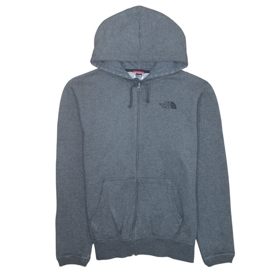 Mens UK Size S The North Face Grey Full Zip Hoodie