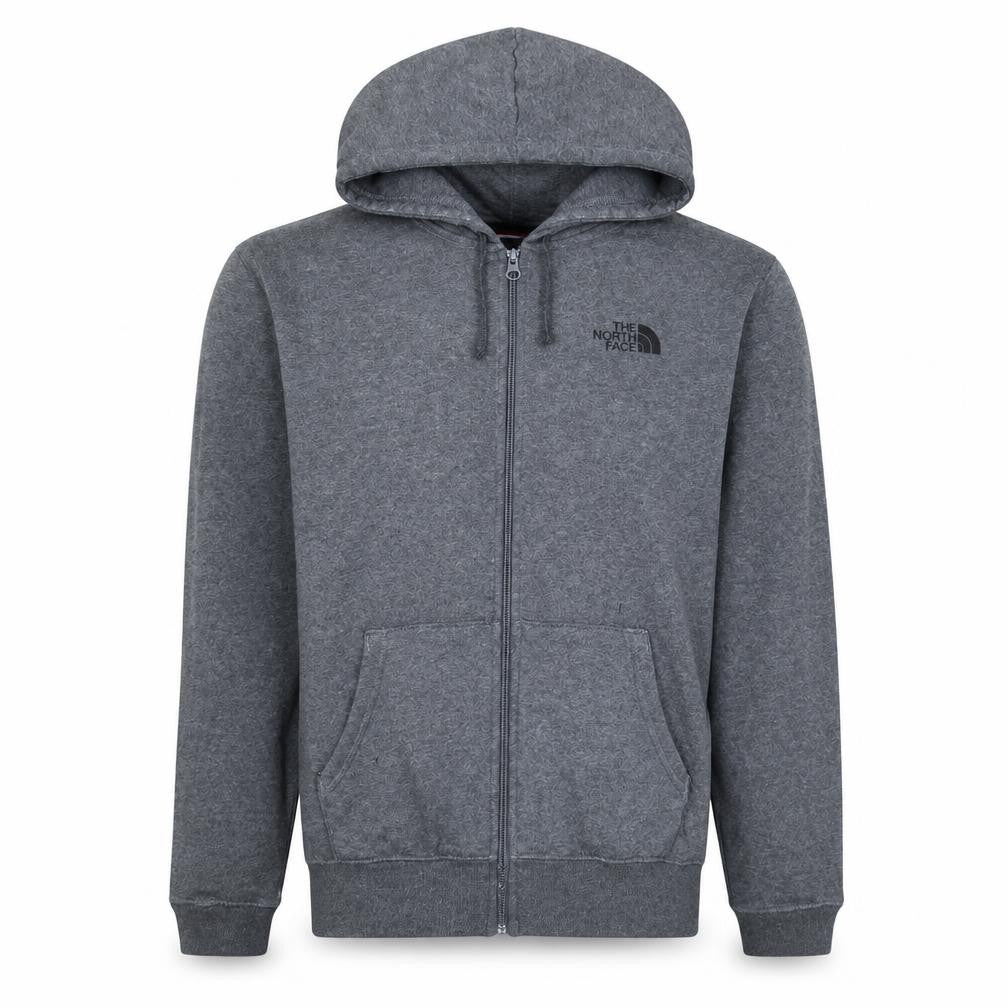 Mens UK Size S The North Face Grey Full Zip Hoodie