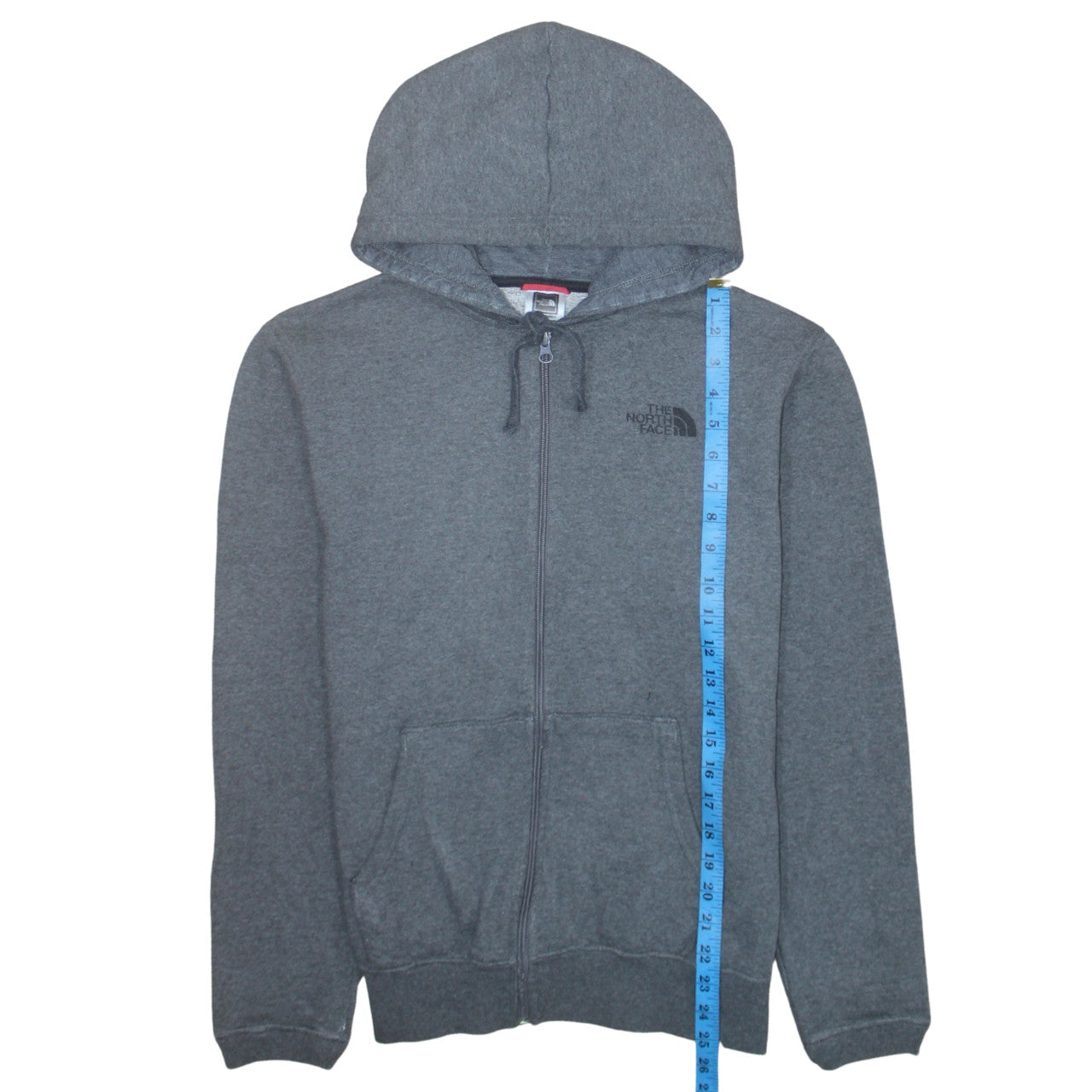 Mens UK Size S The North Face Grey Full Zip Hoodie