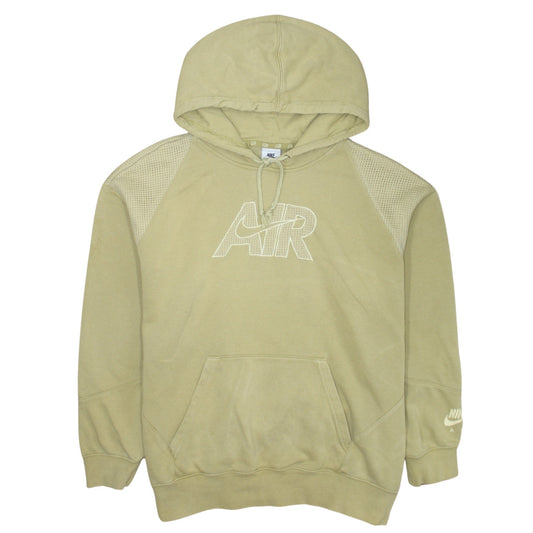 Mens UK Size M Nike Beige Pullover Hoodie