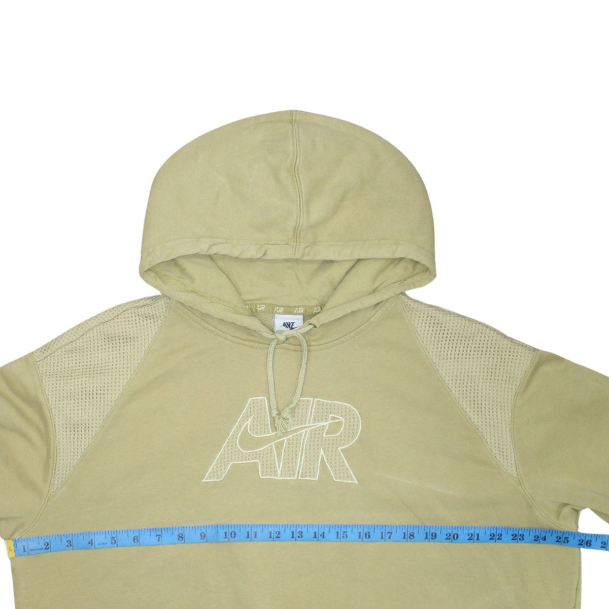 Mens UK Size M Nike Beige Pullover Hoodie