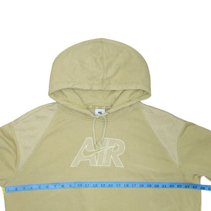 Mens UK Size M Nike Beige Pullover Hoodie