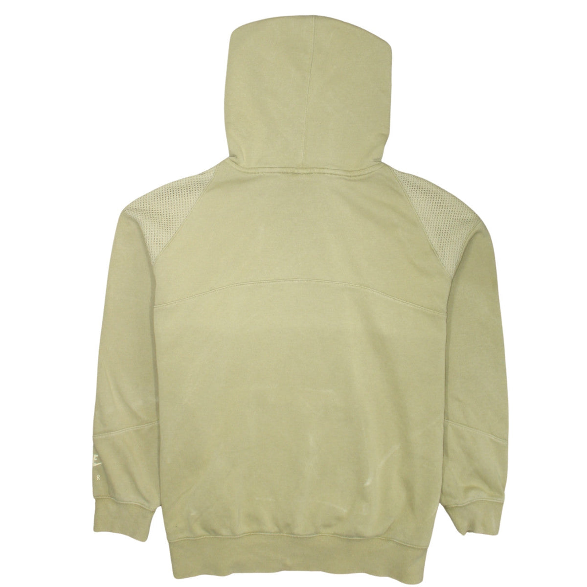 Mens UK Size M Nike Beige Pullover Hoodie