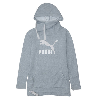 Womens UK Size 8 PUMA Grey Pullover Hoodie