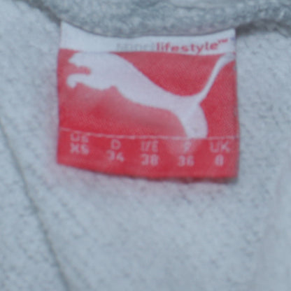 Womens UK Size 8 PUMA Grey Pullover Hoodie
