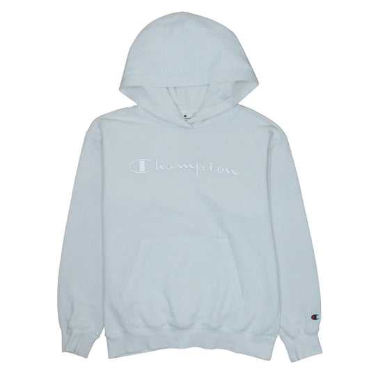 Mens UK Size S Champion White Pullover Hoodie