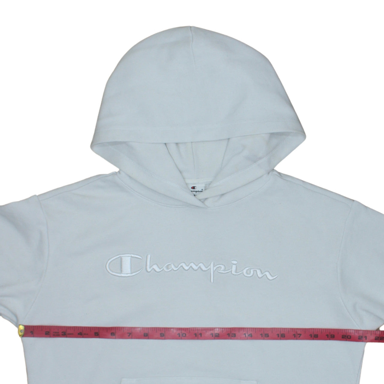 Mens UK Size S Champion White Pullover Hoodie