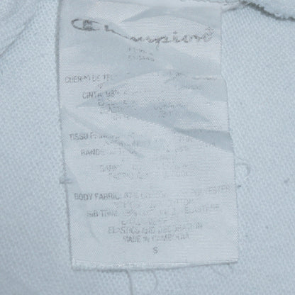 Mens UK Size S Champion White Pullover Hoodie