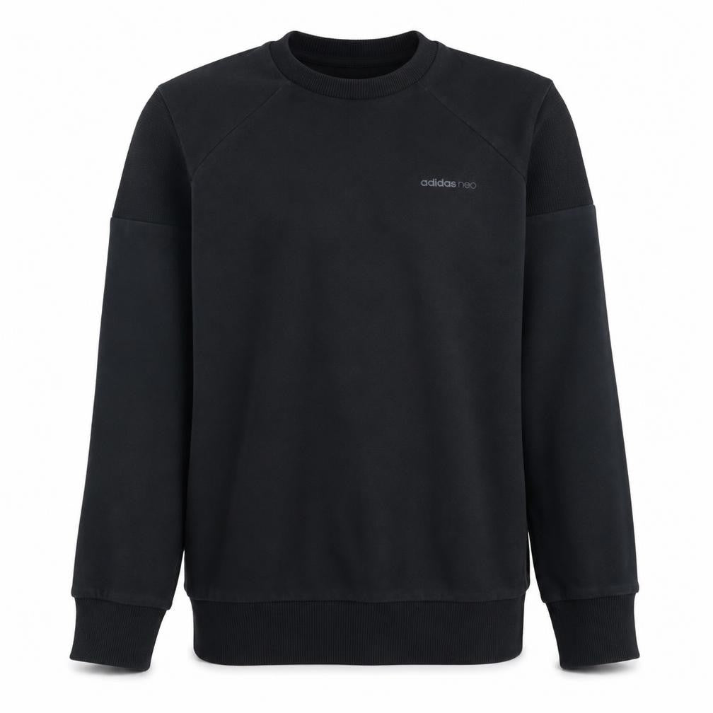 Mens UK Size M adidas Black Pullover Sweatshirt