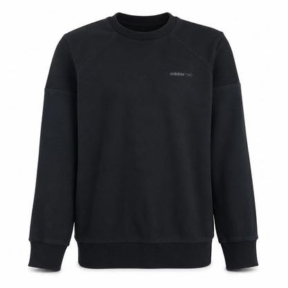 Mens UK Size M adidas Black Pullover Sweatshirt