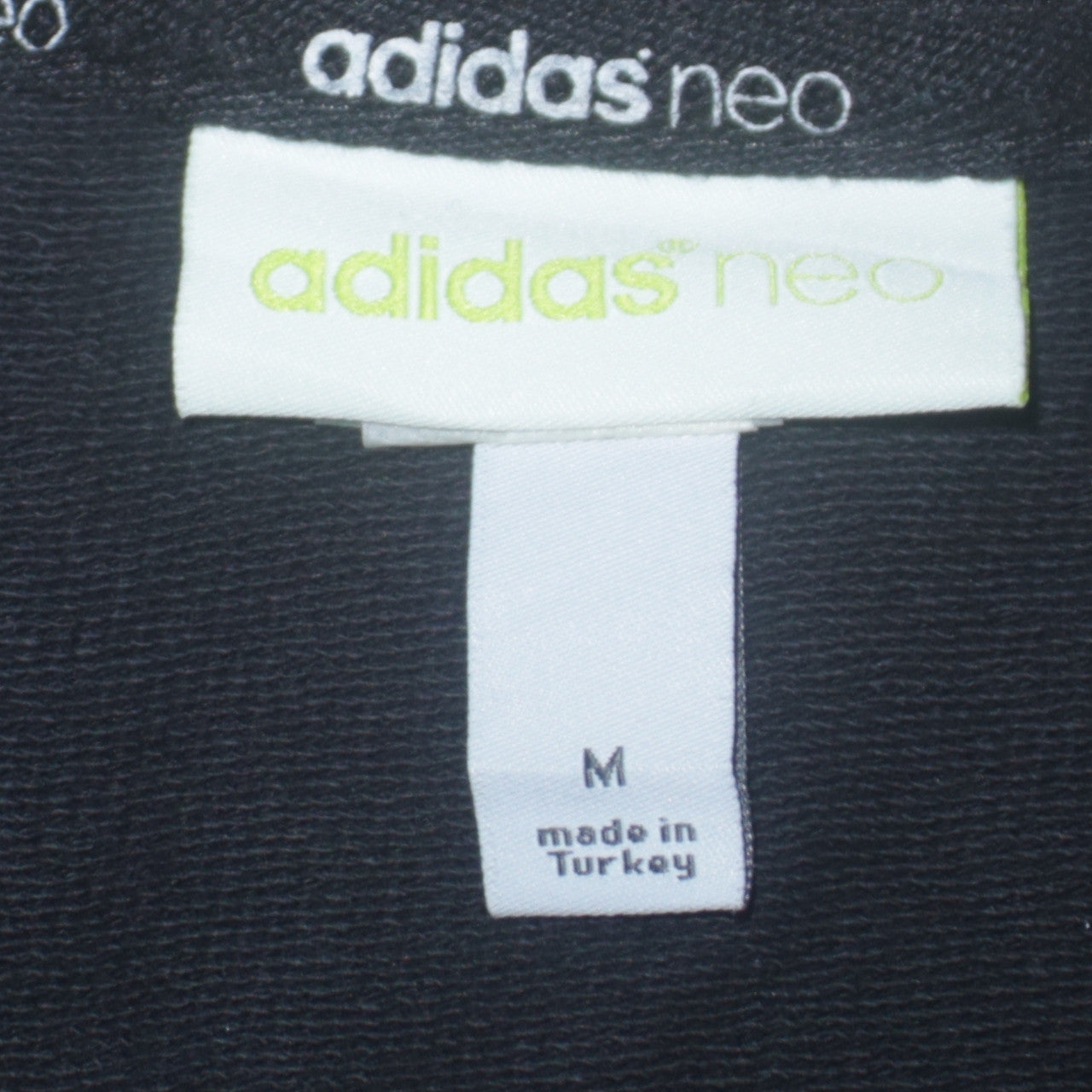 Mens UK Size M adidas Black Pullover Sweatshirt