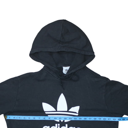 Mens UK Size M adidas Black Pullover Hoodie