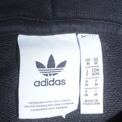 Mens UK Size M adidas Black Pullover Hoodie
