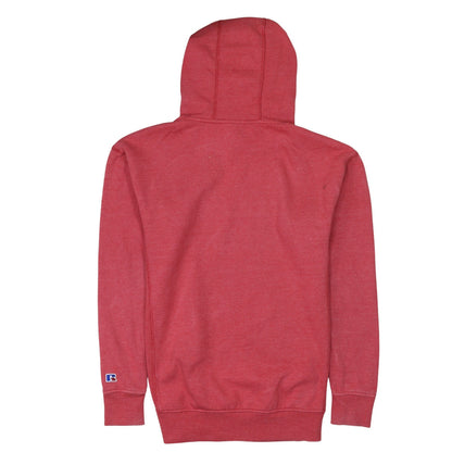 Mens UK Size M Russell Athletic Red Pullover Hoodie