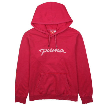 Womens UK Size 16 PUMA Red Pullover Hoodie