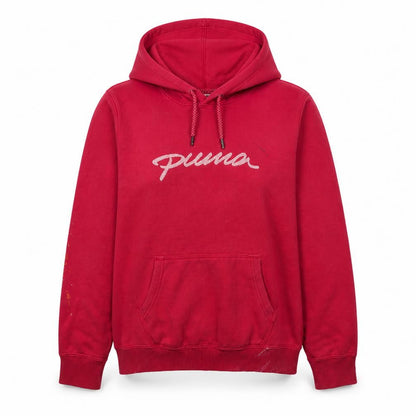 Womens UK Size 16 PUMA Red Pullover Hoodie